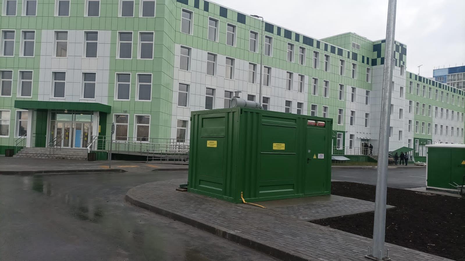 ДГУ 160 кВт в блок-контейнере для поликлиники, г. Новосибирск 